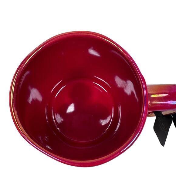 Rae Dunn Disney Princess Snow White Mug With Poison Apple Lid Red Ceramic New - Picture 6 of 9